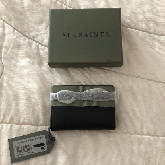 All Saints Other - All Saints Raven Card Holder